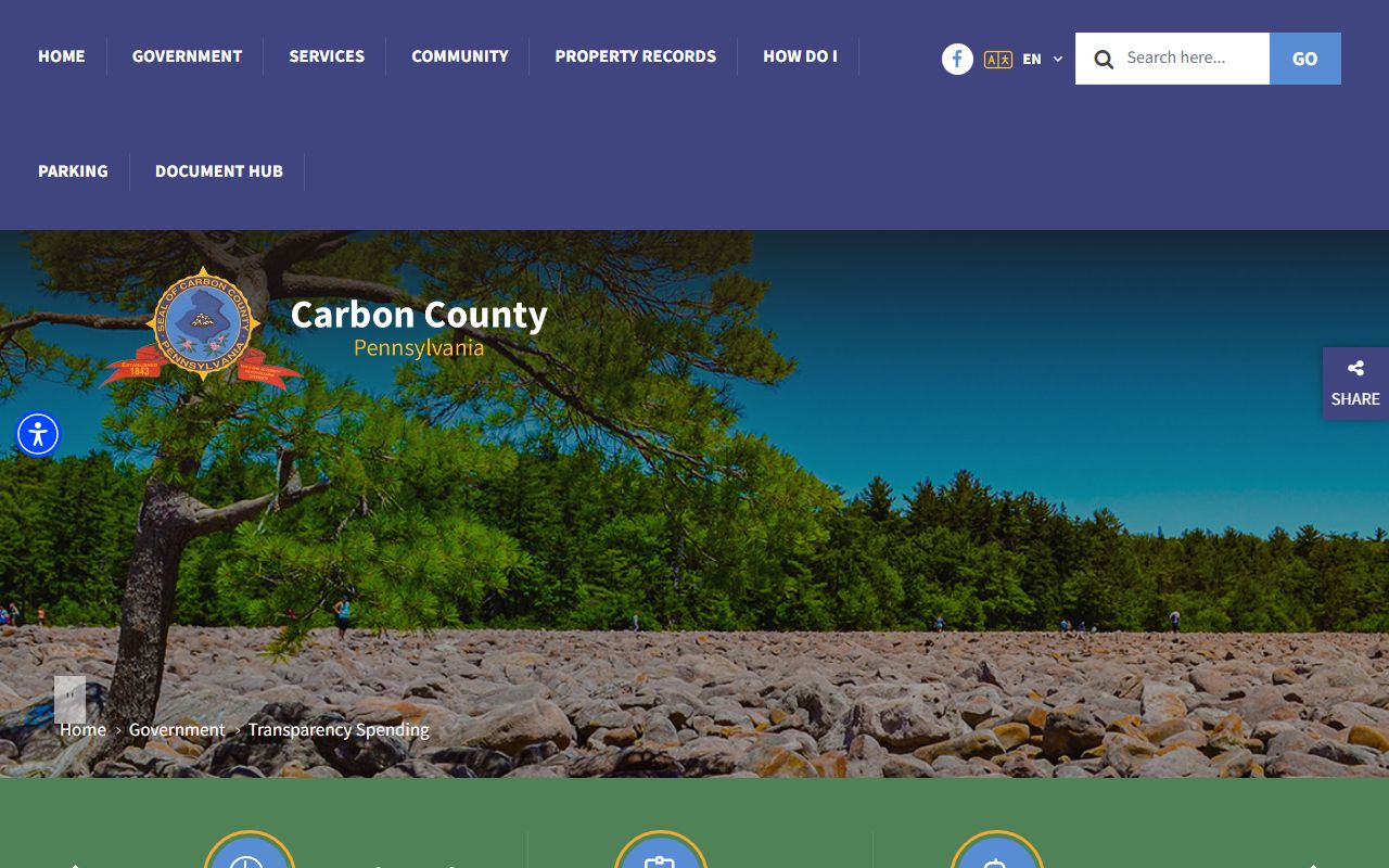 Carbon County inmate records Right-to-Know request page