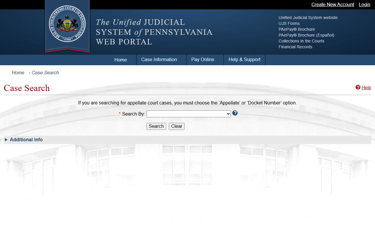 Carbon County court records after arrest UJS case search